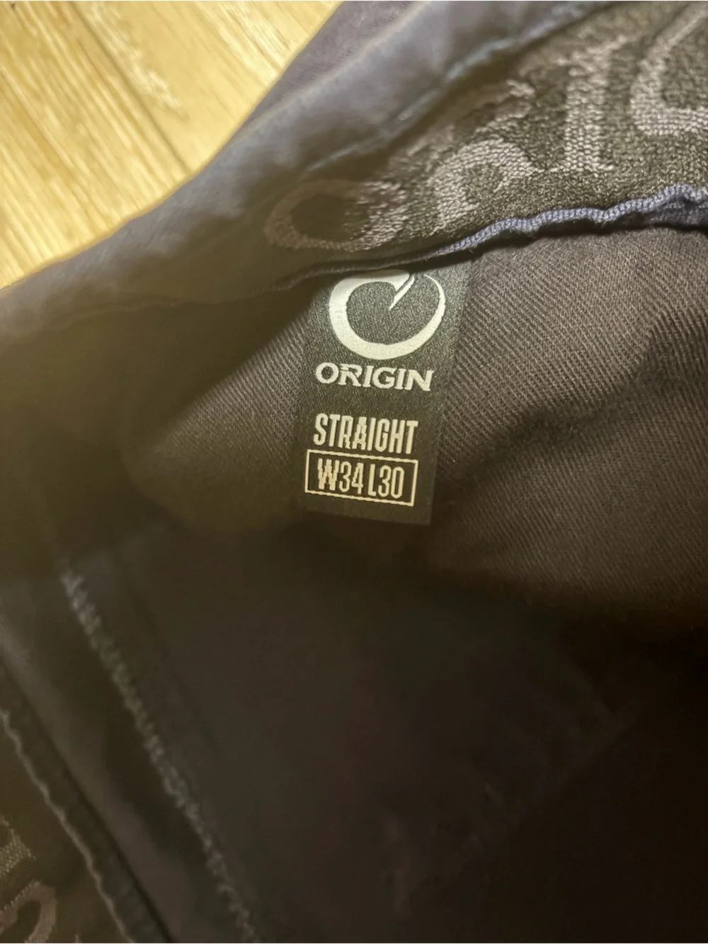 Origins Men's Navy Slim Straight Jeans